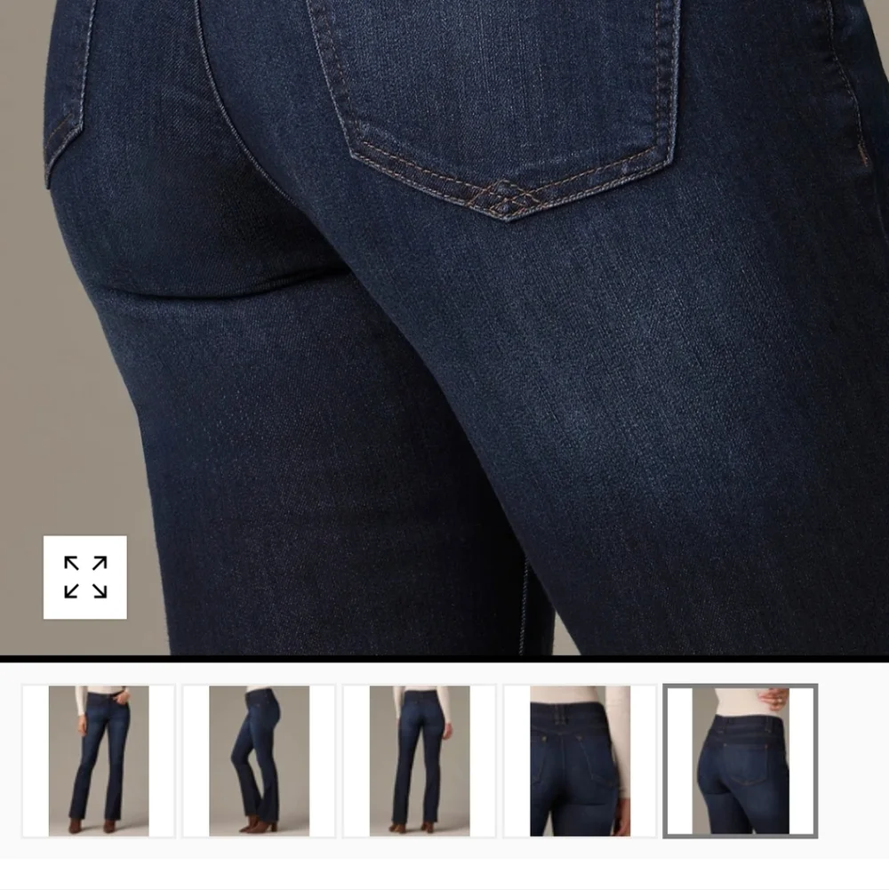 Wit & Wisdom Brittany Mid Rise Itty Bitty Boot Cut Jeans Size 8 Style L12241BBEA - Picture 4 of 8